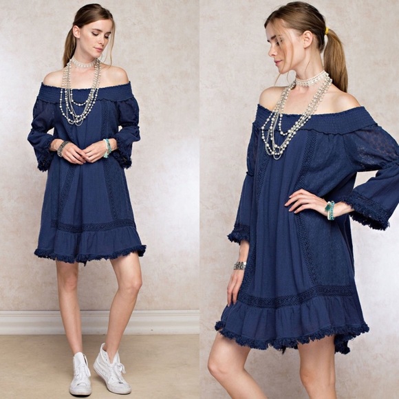 Dresses & Skirts - Off Shoulder Mini Dress
